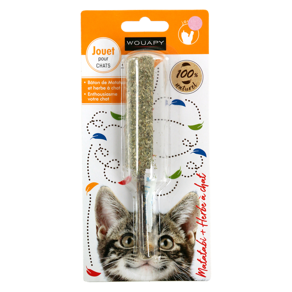 Jouet Matatabi Longue Sucette Herbe à chat