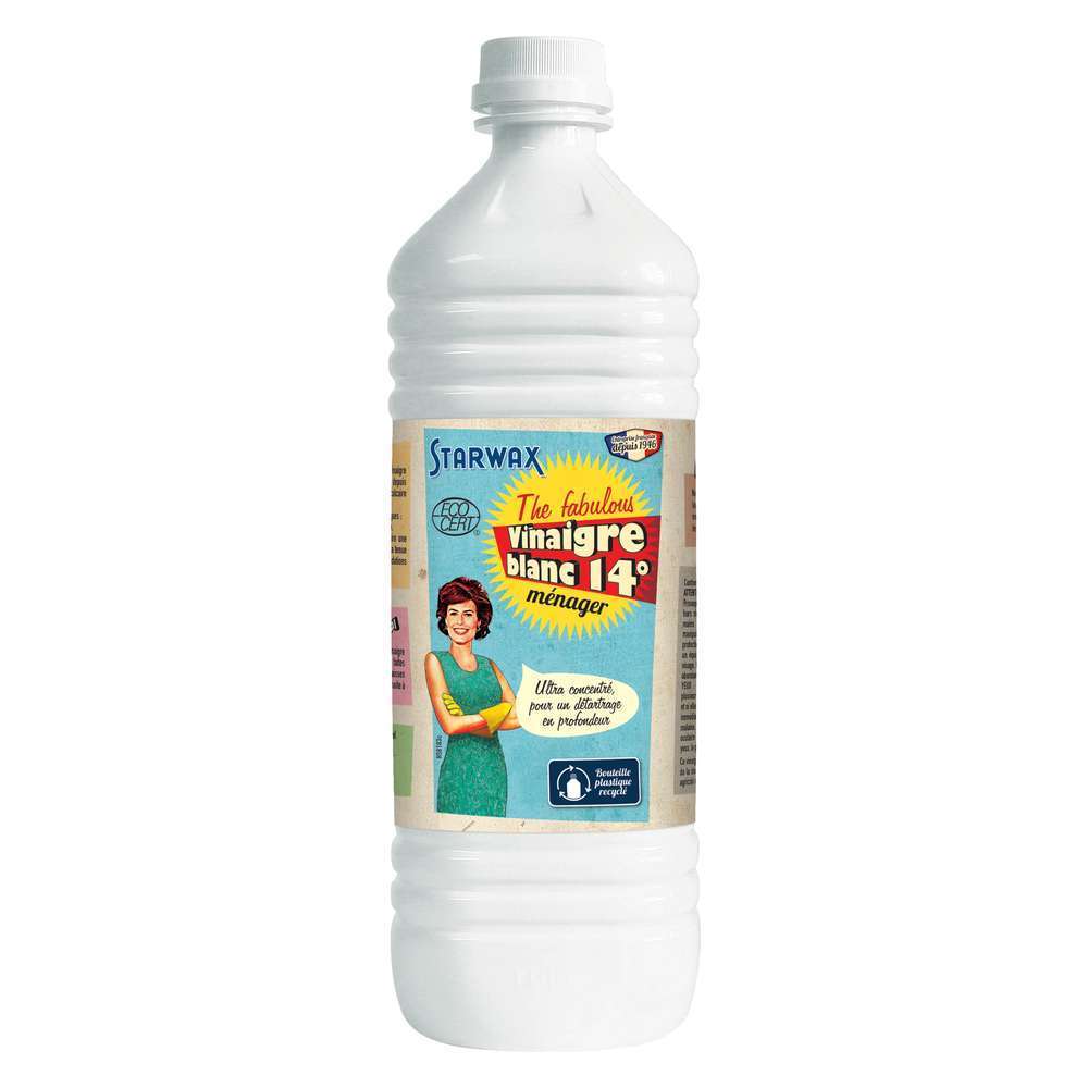 Vinaigre Blanc 14 Degrés 20 Litres Leclerc Vinaigre 14 ° sans parfum 1 litre Starwax Fabulous | Truffaut