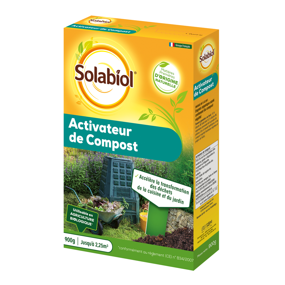 Activateur de compost 900 g Solabiol