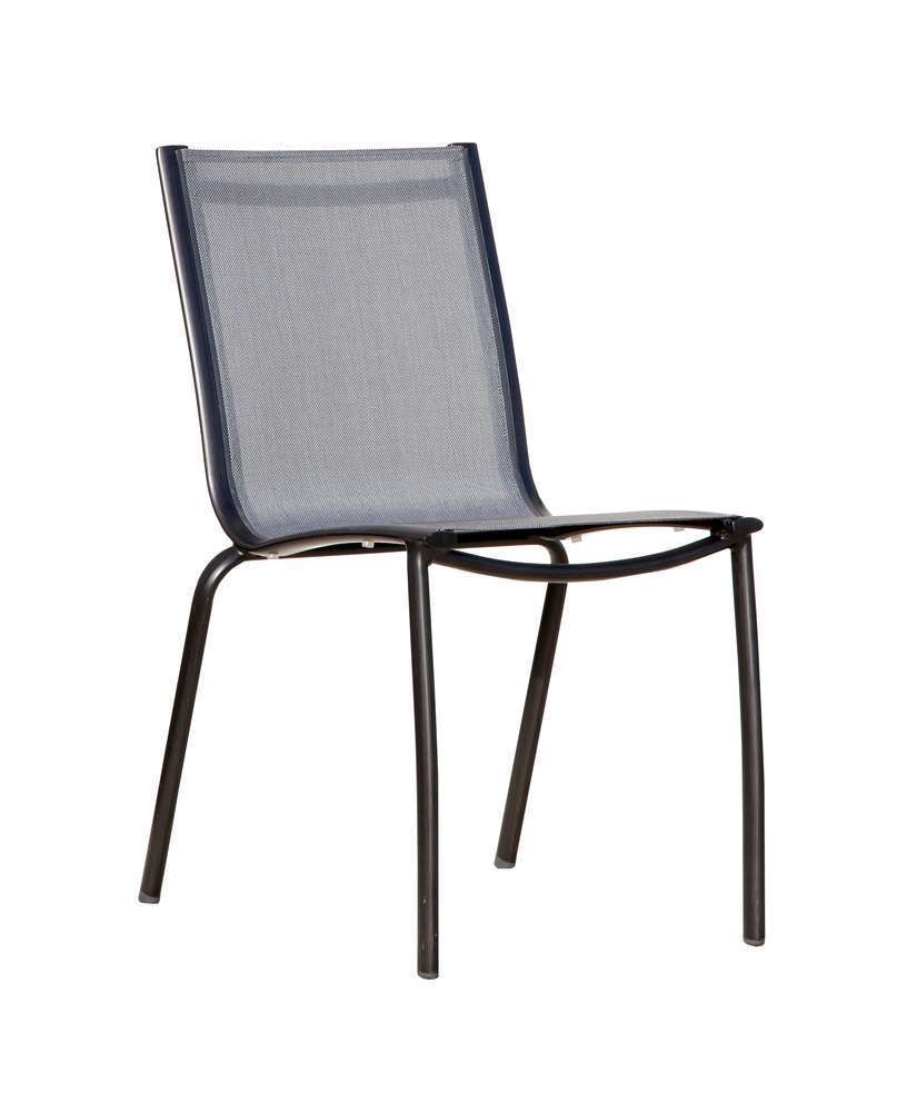 Chaise LINEA Black Brush gris