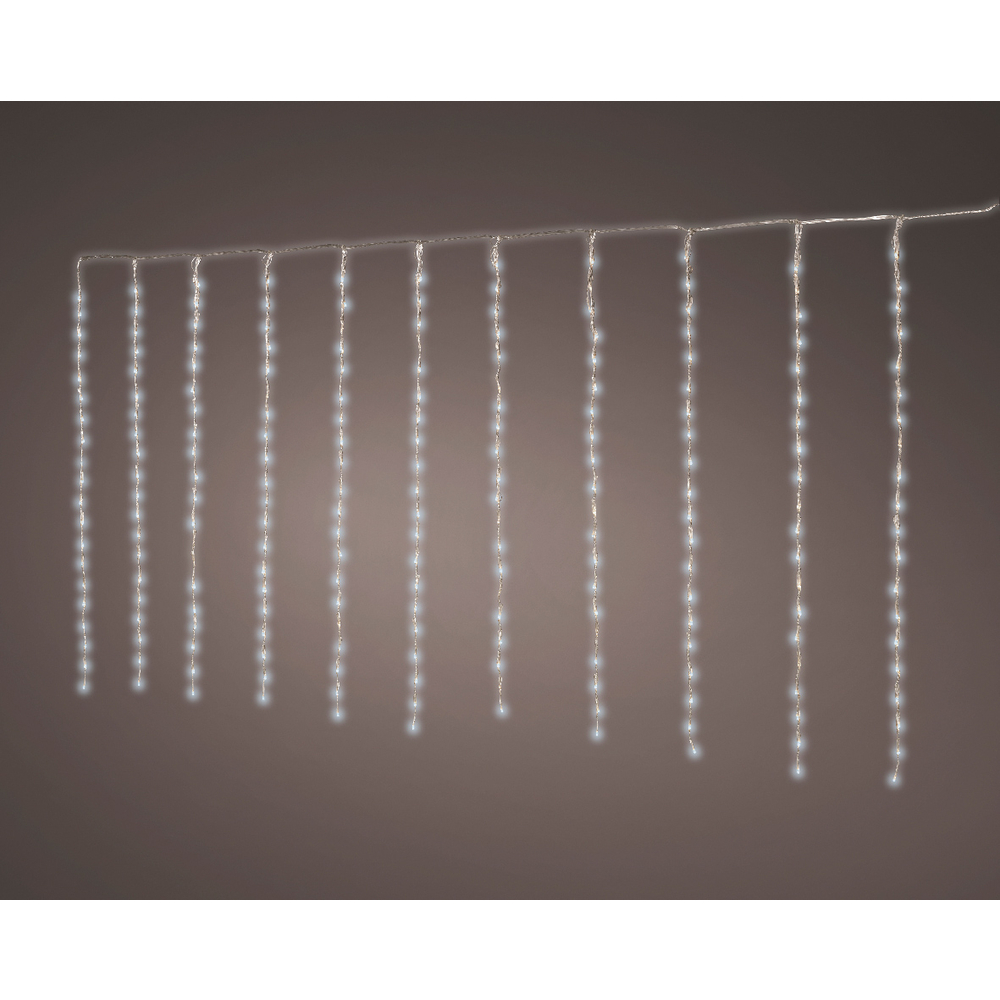 Rideau lumineux animé 400 led, blanc froid - 4m