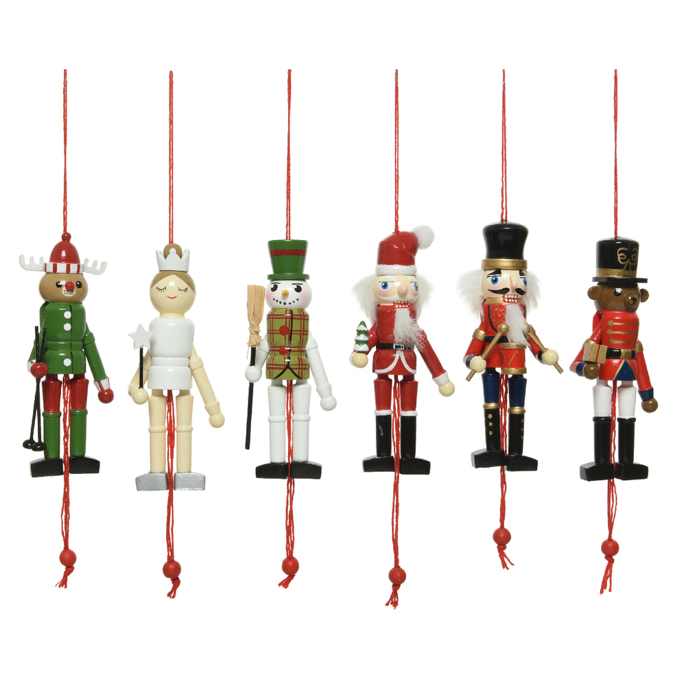 Pantin casse noisette bois H 12,5 cm