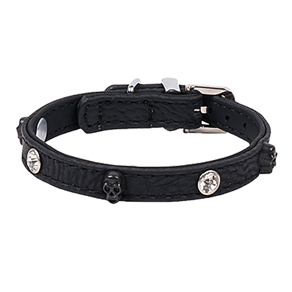 Collier rock petmini 20mmx40cm noir pour chien