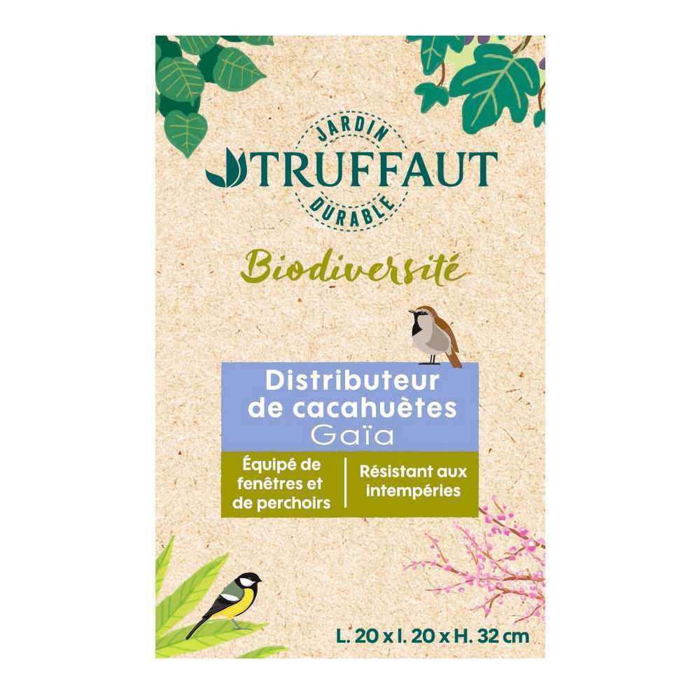 Distributeur métallique à cacahuètes GAUN pour Oiseau