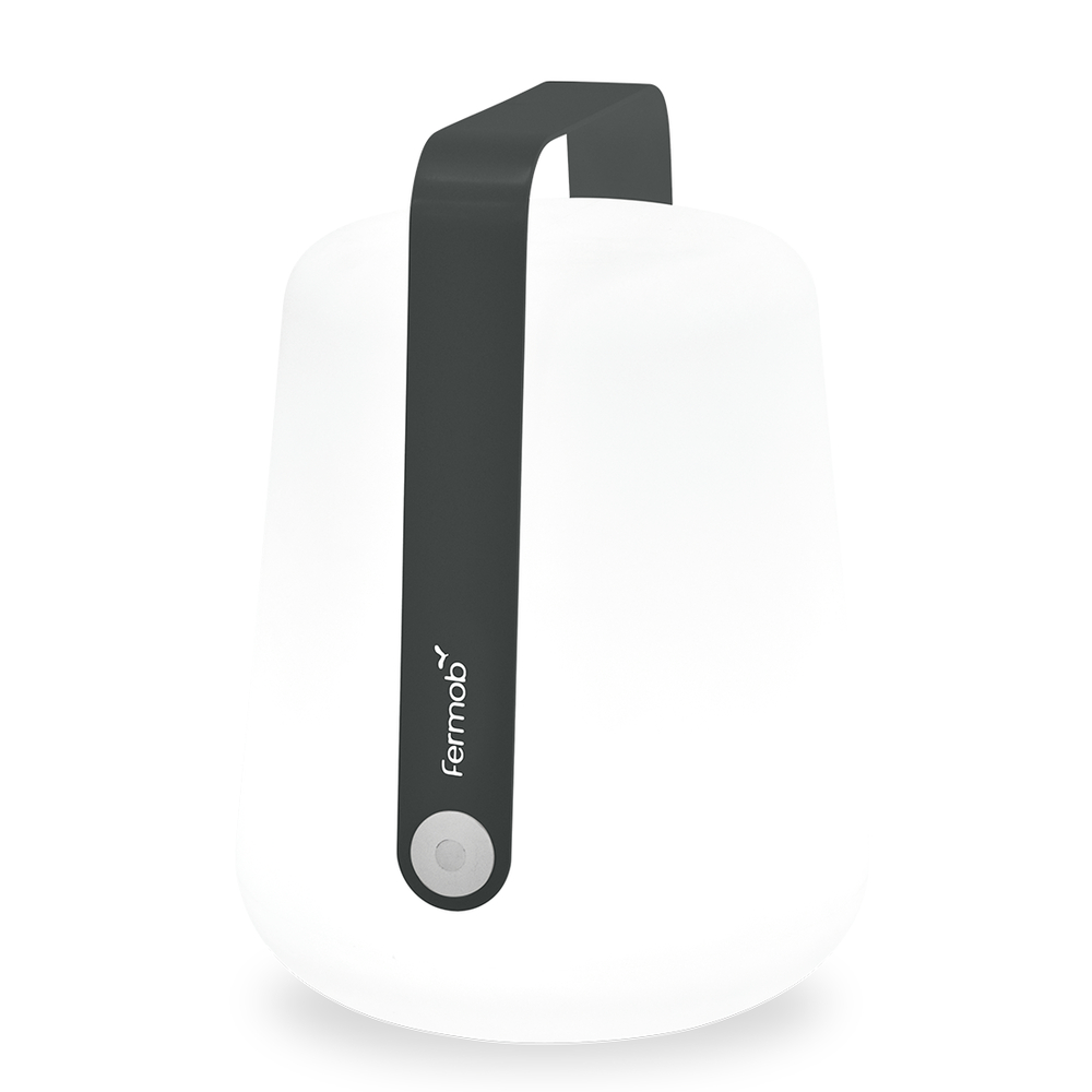 Lampe nomade Balad en plastique carbone - H. 38xD. 28 cm