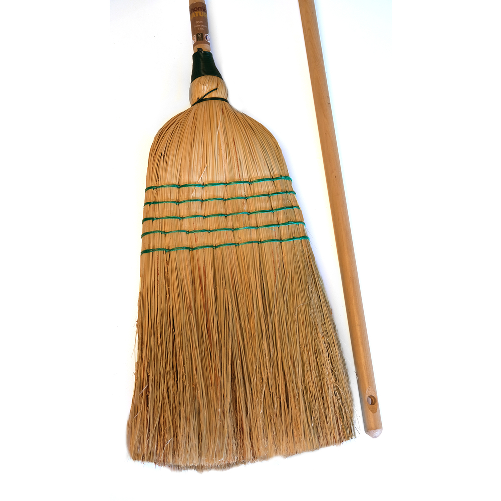 Balai de nettoyage en paille de riz 5 fils