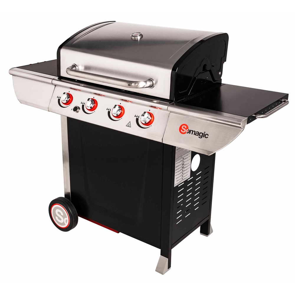 Barbecue Gaz Manhattan 400 GPI 72 x 44 cm, 4 bruleurs,