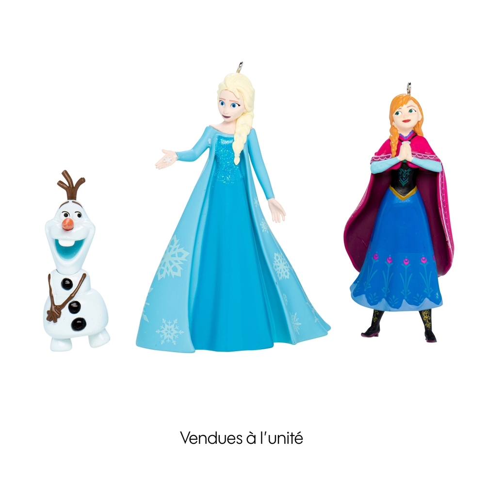 Suspension de Noël : la reine des neiges, décoration du sapin - H. 10cm