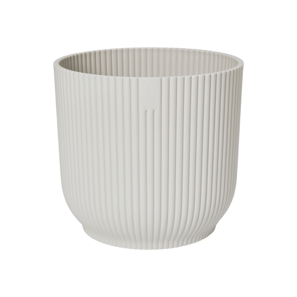 Cache Pot Vibes Fold Rond Ø16cm Blanc