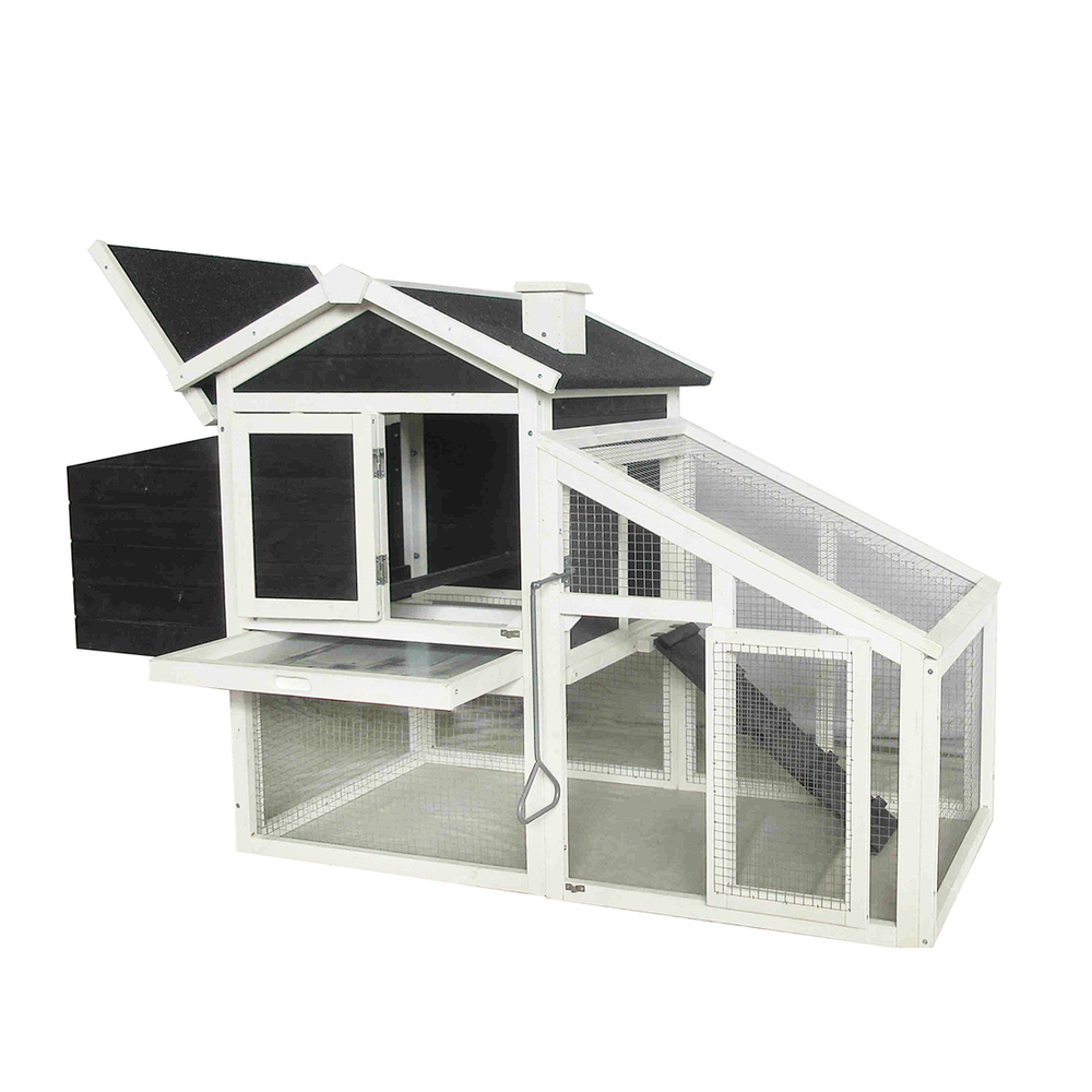 Poulailler Savannah en bois avec pondoir - 150x66x93 cm