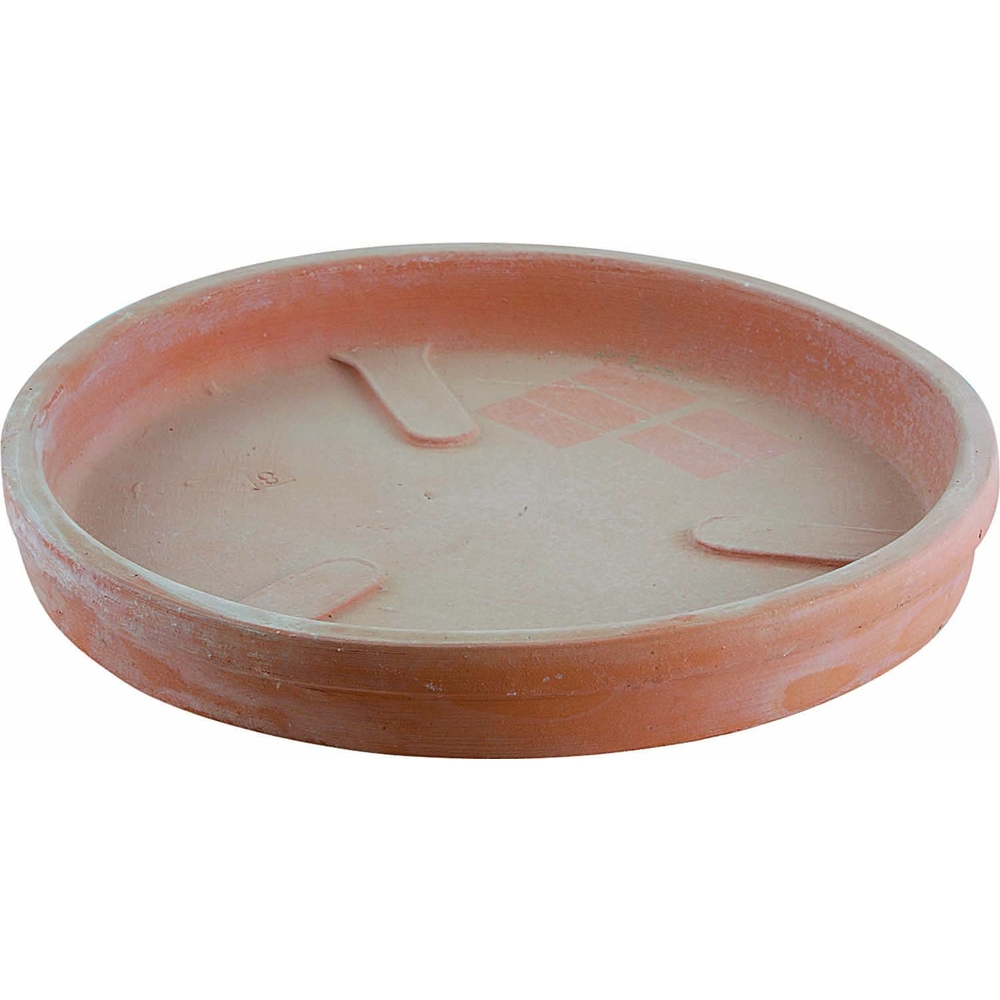 Soucoupe ronde 25 D. 25 x H. 4 cm en terre-cuite