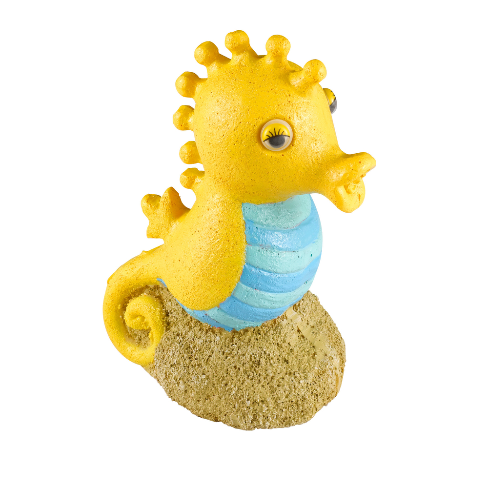Décor Hippocampe Action Air 8x5. 3x10. 5cm Multicolore