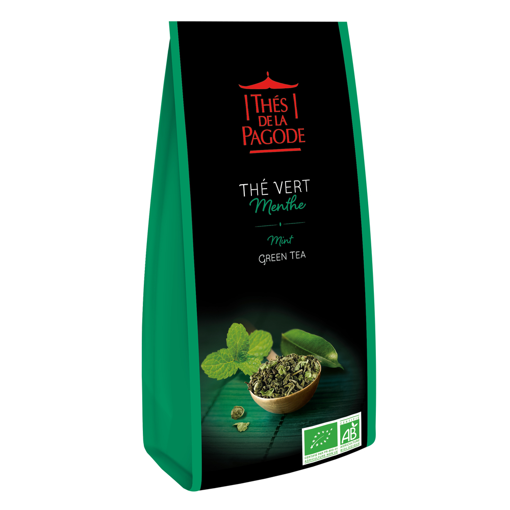Thé vert menthe bio 100g