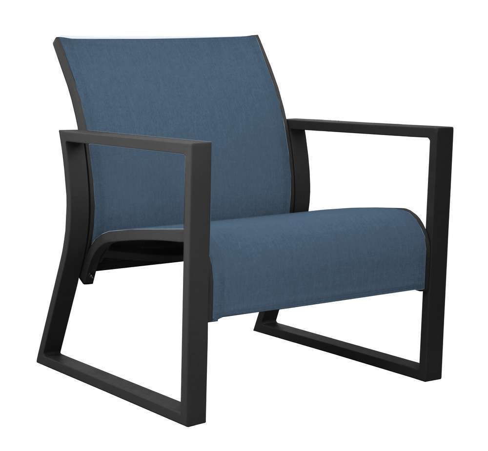 Fauteuil Lounge Quenza Graphite Bleu