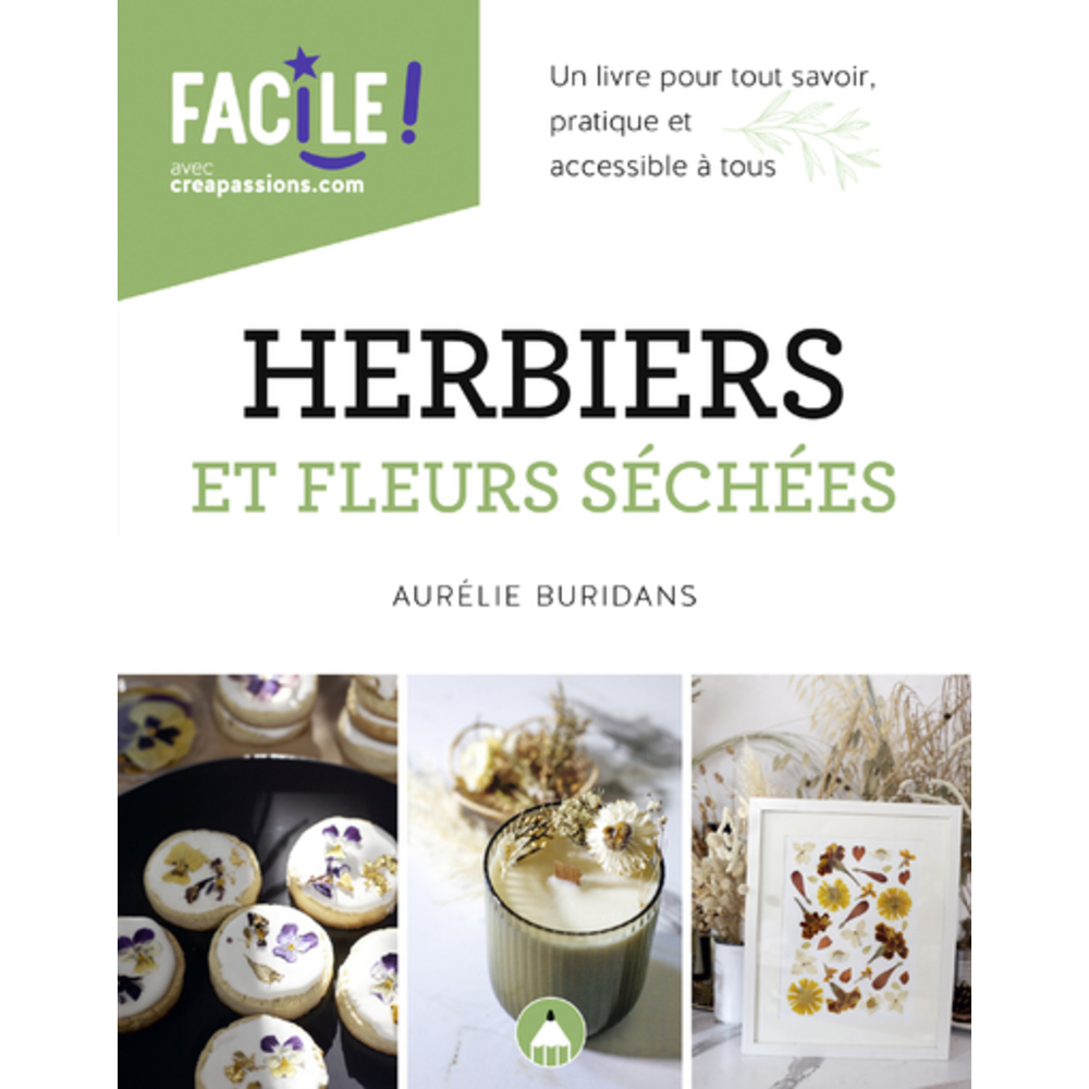 Livre Herbiers et fleurs séchées - Un livre pour tout savoir