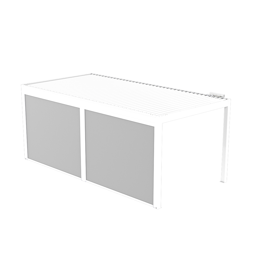 2 Stores Facades Gris 6M Blanc