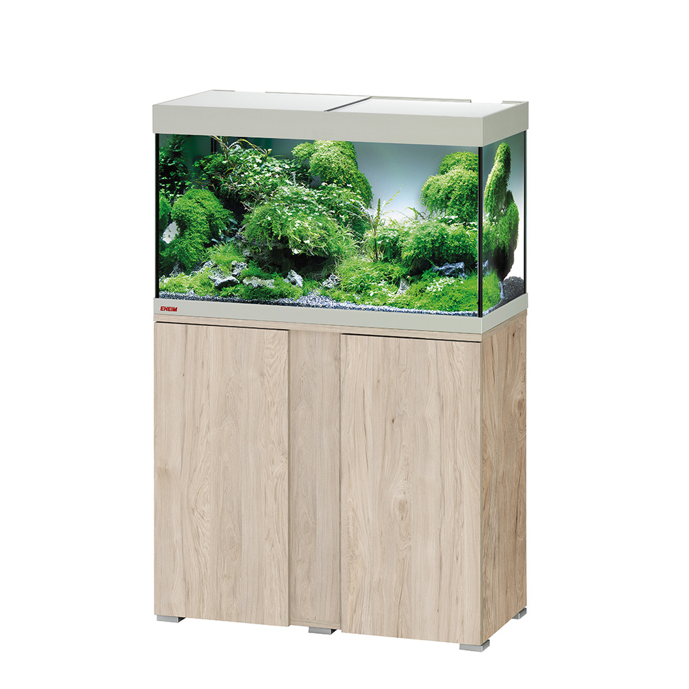 Aquarium avec Meuble Vivaline couleur Pin 126 Litres