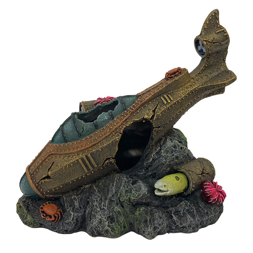 Décor Jules Verne Steampunk Sous-Marin Submergé S - 14. 7x8. 9x13. 3cm