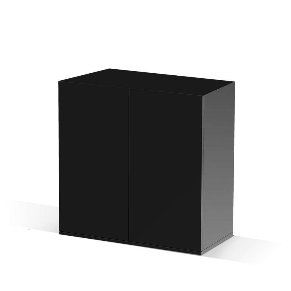 Meuble pour aquarium Emotions Nature Pro en bois noir - 81x40x82 cm