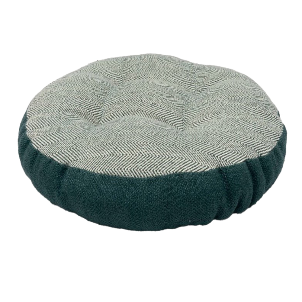 Lit rond pour chien vert Resploot L
