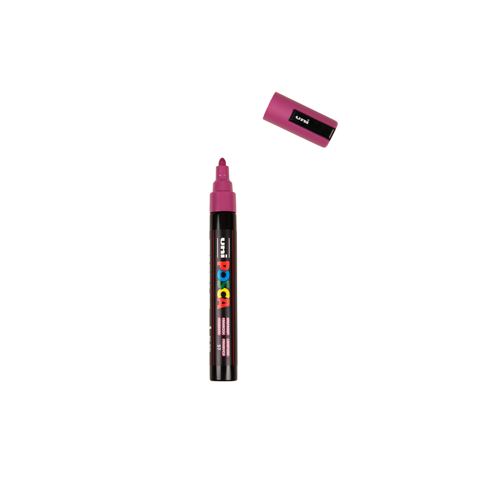 Marqueur uni-POSCA pointe conique moyenne Framboise
