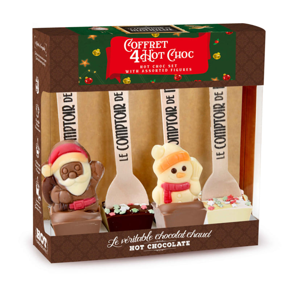 Coffret Hot Chocolate Noël 4x30g