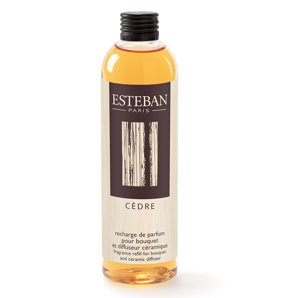 Recharge pour bouquet parfumé Cèdre - flacon de 250 ml