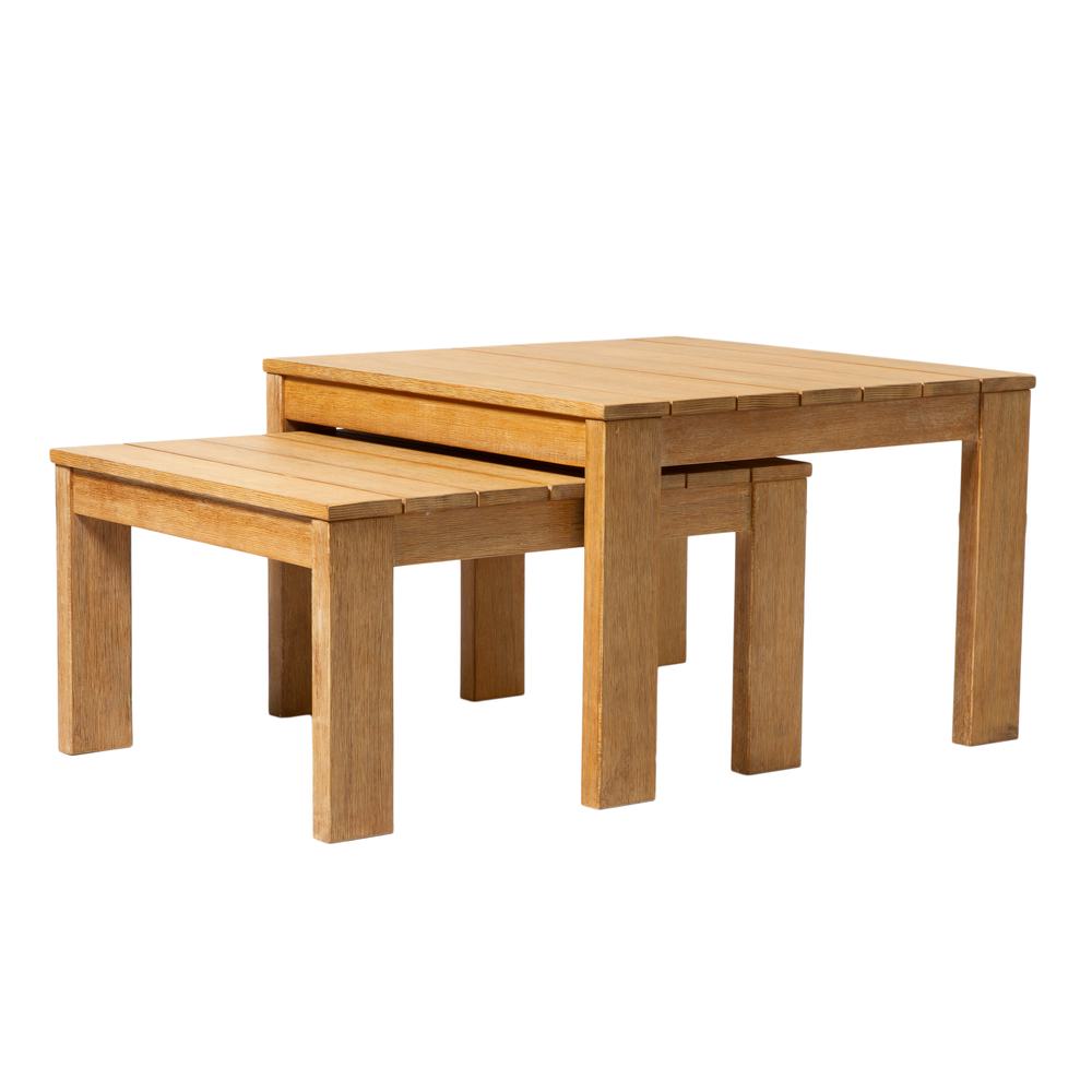 Tables d'extérieur gigognes MAYA en acacia