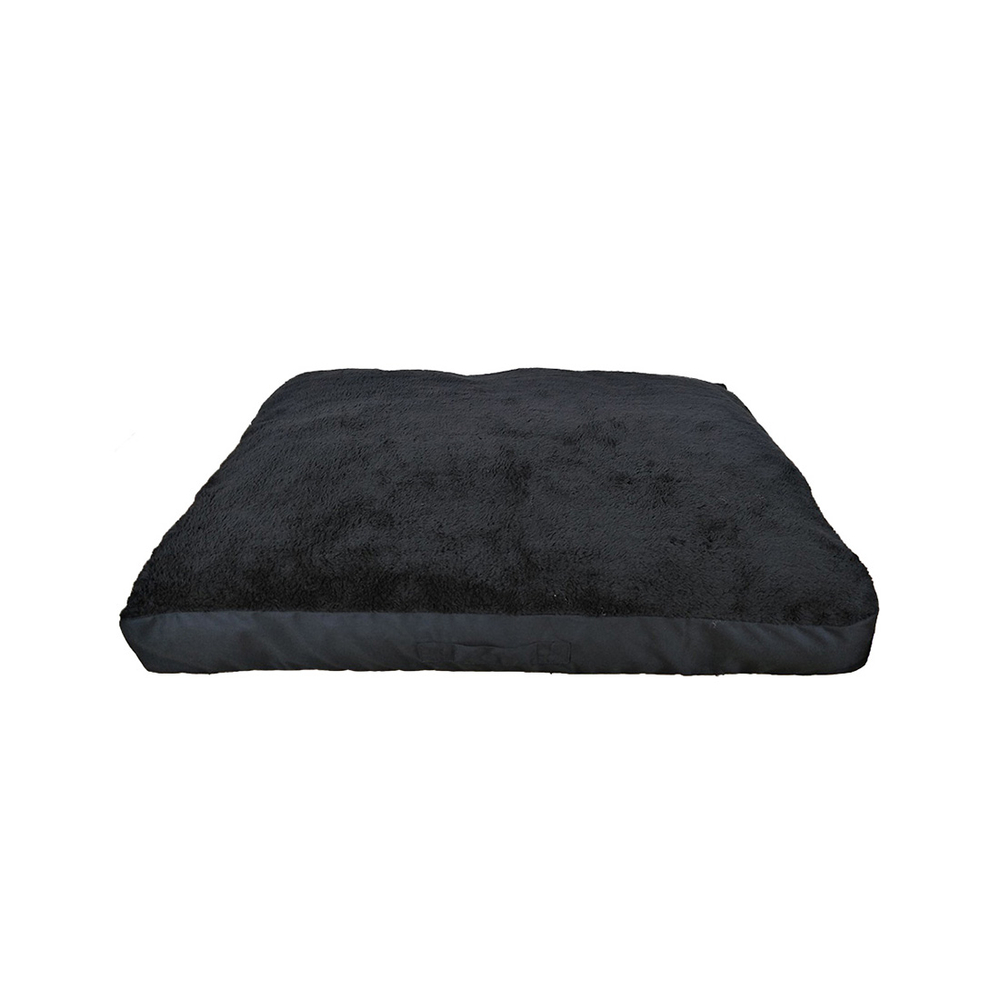 Matelas Doux Noir pour chien 80cm