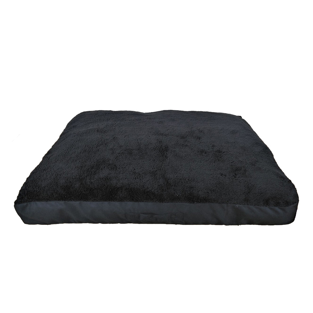 Matelas Doux Noir pour chien 120cm