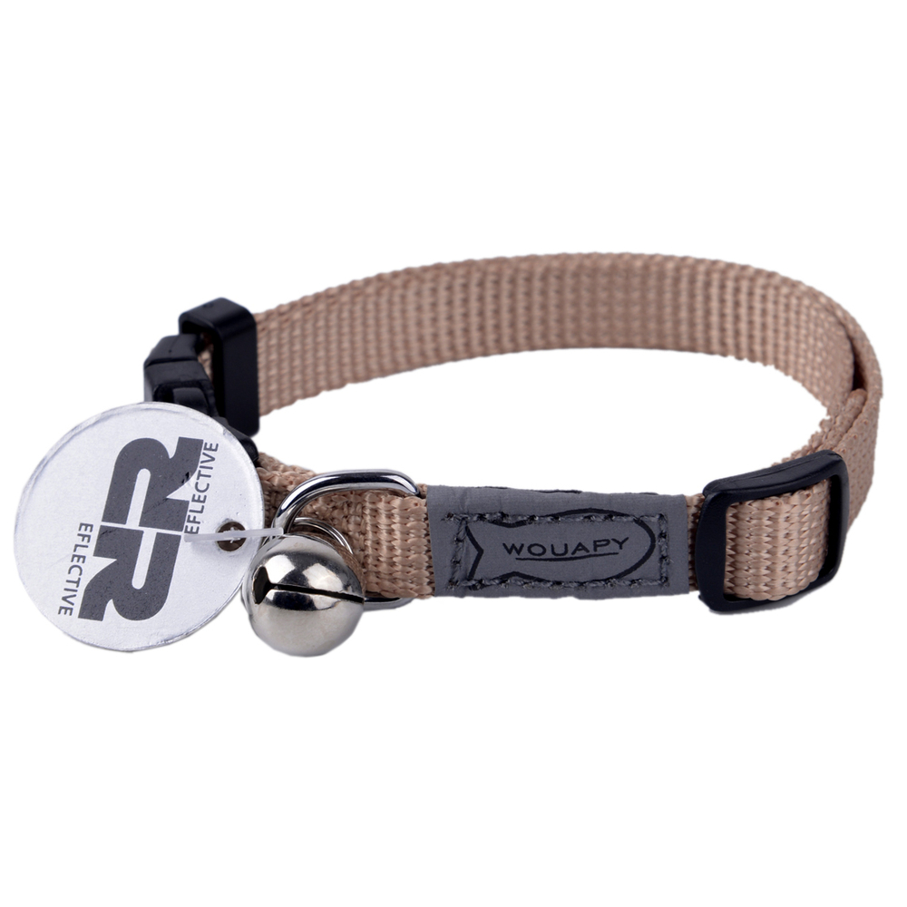 Collier basic line beige pour chat