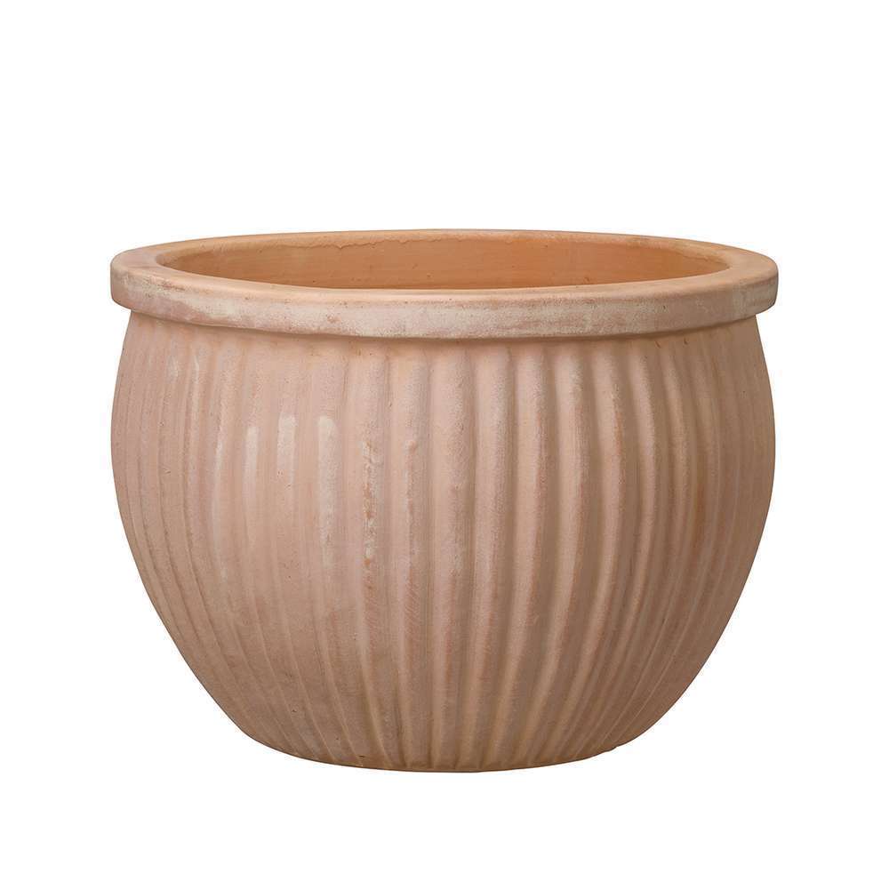 Vase Atlas en terre cuite - H. 27 x D. 37cm