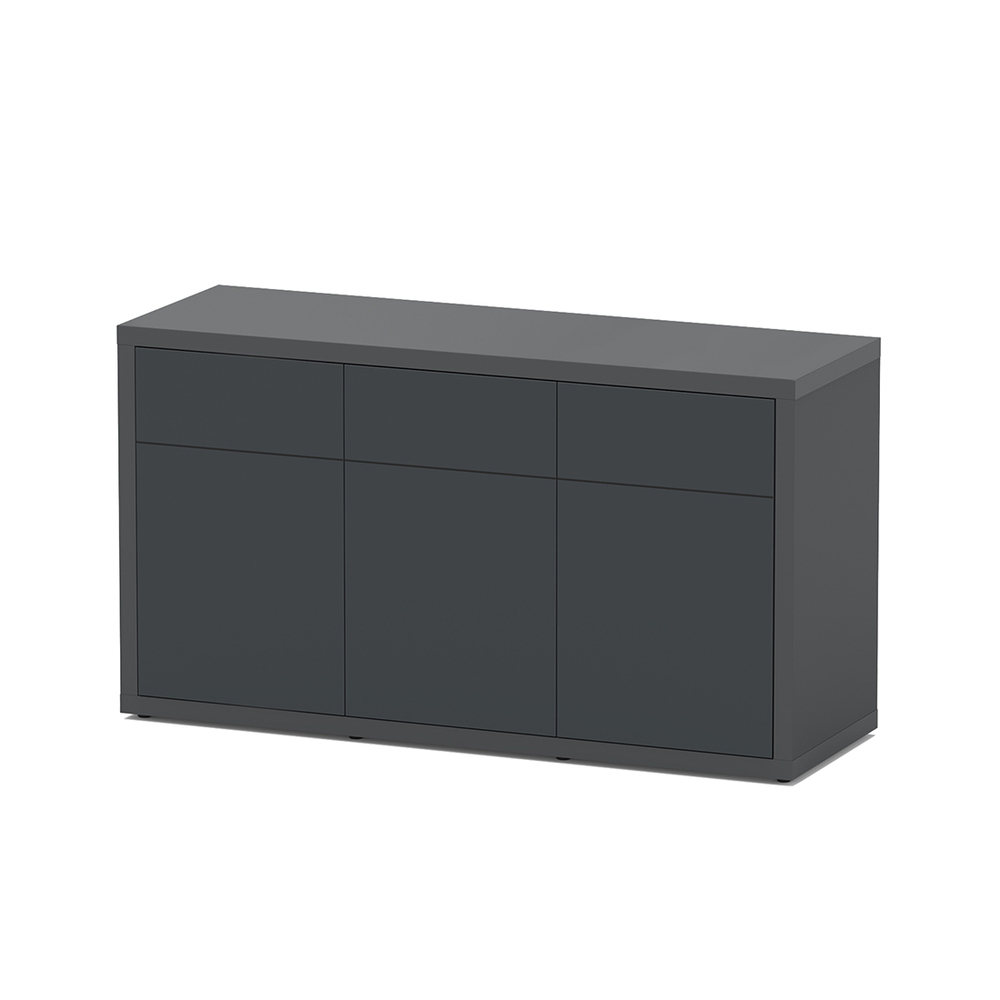 Meuble d'aquarium avec 2 portes Sublime Gris L. 150xP. 50xH. 83cm