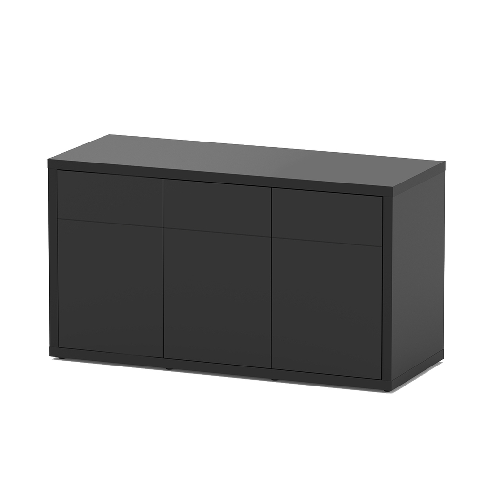 Meuble d'aquarium avec 2 portes Sublime Noir L. 150xP. 60xH. 83cm