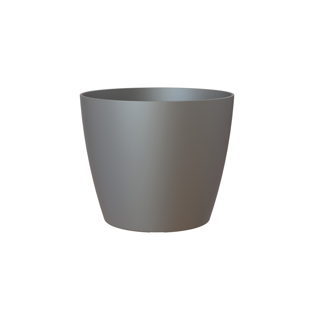 Cache-pot d'intérieur en plastique San Remo anthracite Ø18cm