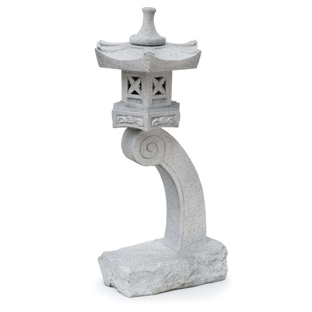 Décor de jardin Lanterne Roji en polyrésine - H96cm