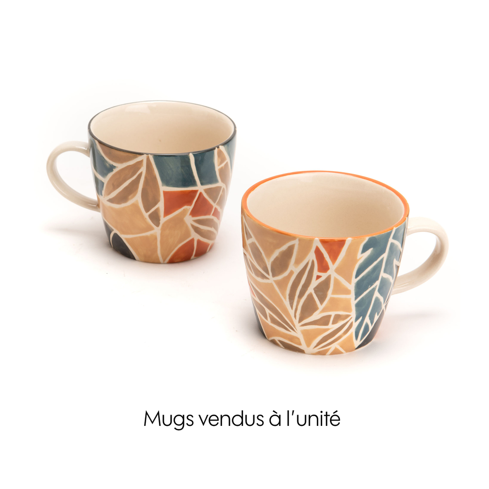 Mug Serena céramique en grés - L 9. 5 l 8. 0 H 12. 5 cm