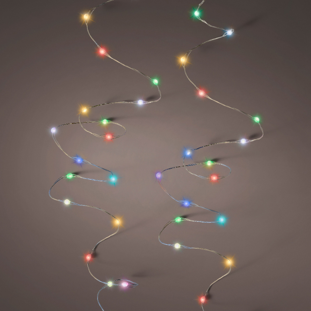 Guirlande électrique Micro L12m 240 Led multicolores