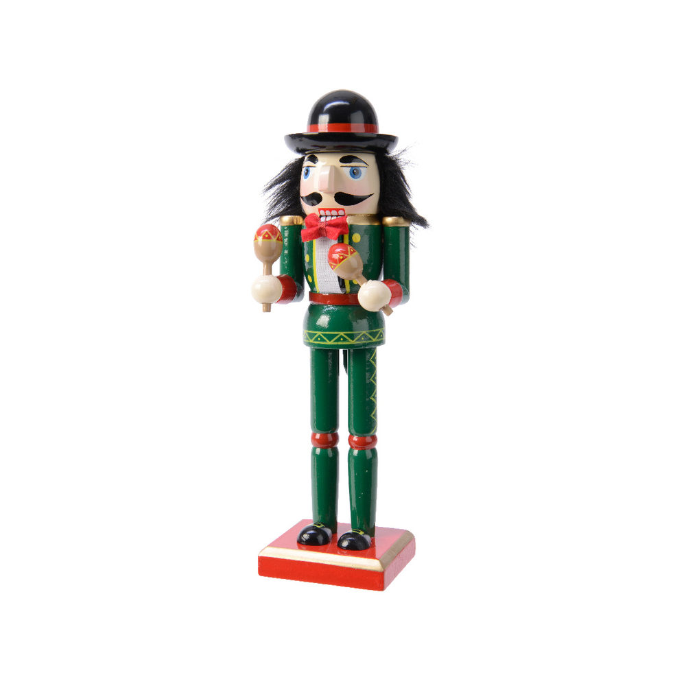Casse Noisette pour décoration de Noël Espagne vert - H. 25cm