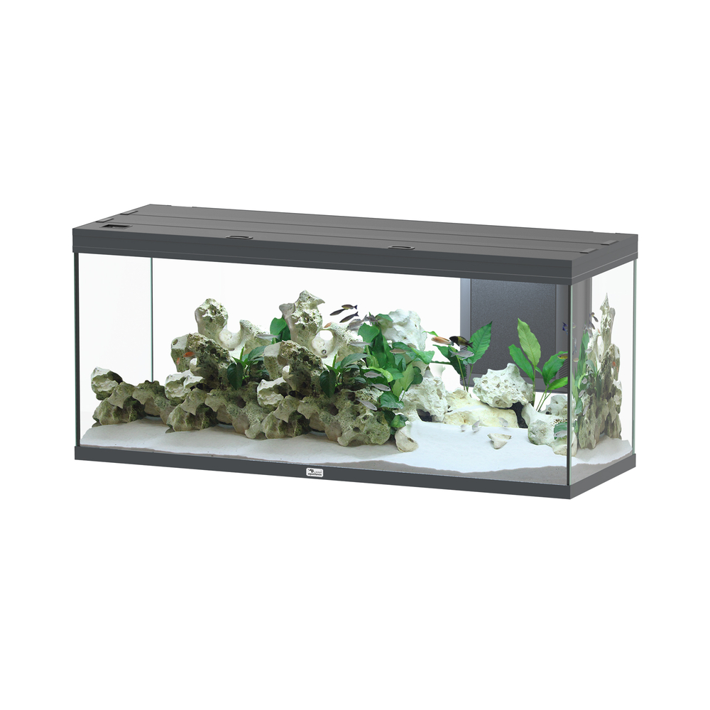 Aquarium équipé Volga 450 Led 2. 0 Gris L. 152. 5 P. 52. 7 H. 67. 4cm