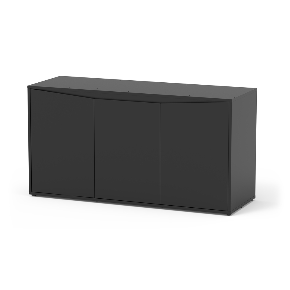 Meuble pour aquarium Volga 450 en bois noir - 52,5x152,5x80 cm