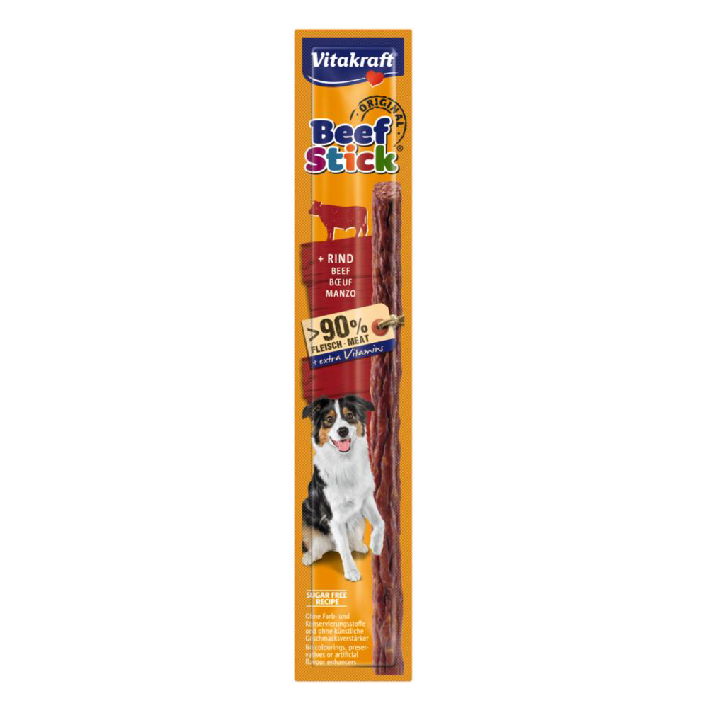 Beef Stick au bœuf, friandise pour chien en bâtonnet - 1 Pièce