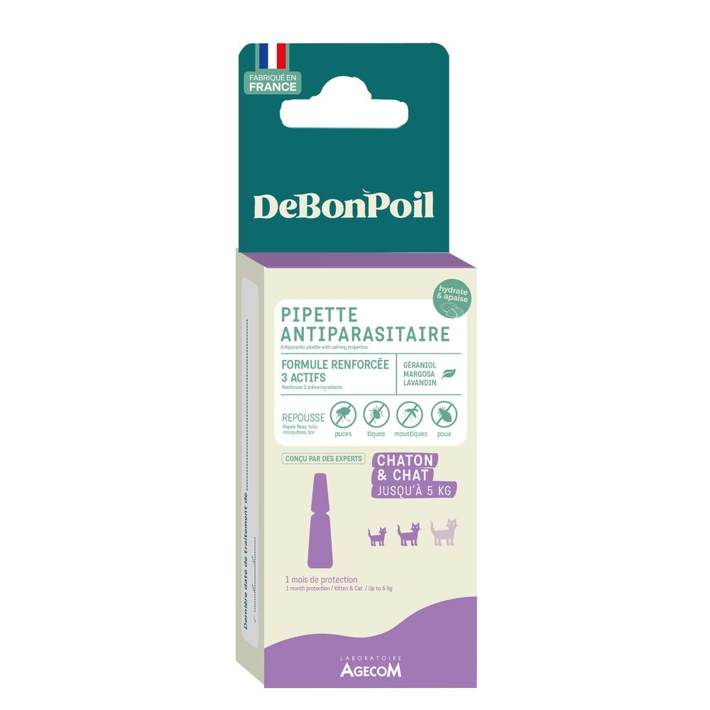 Pipette Actiplant'3 chaton & chat 2 mois x1