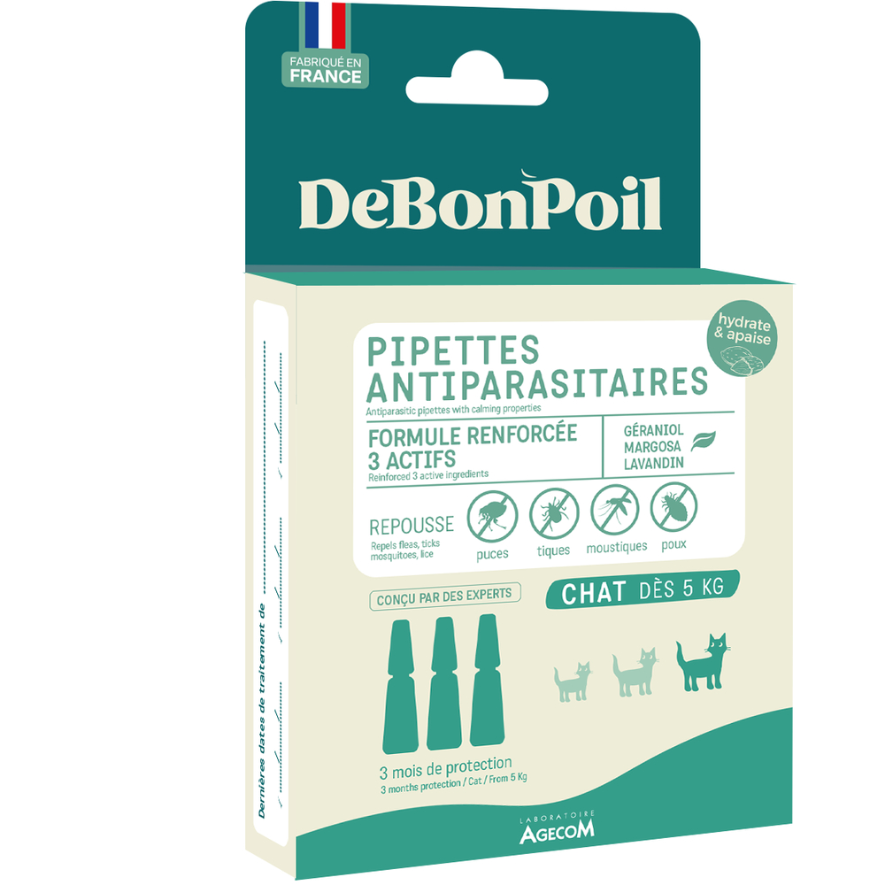 Pipettes Actiplant'3 chat 5 kg x3