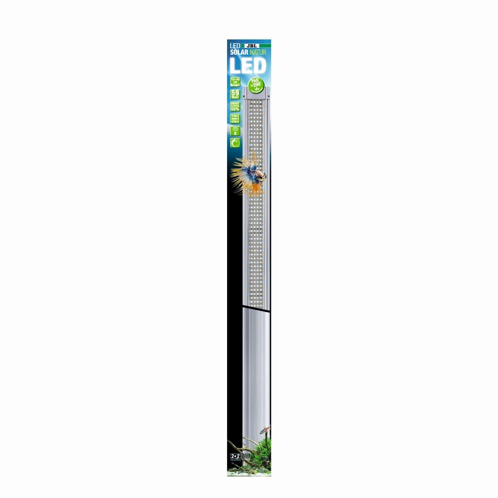 Rampe d'éclairage Led pour aquarium, Solar Natur 59W 1149/1200 mm