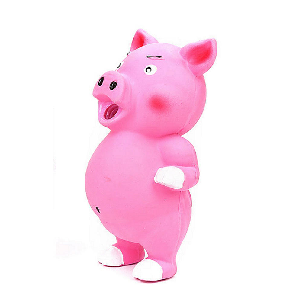Jouet pour chien cochon big belly en latex 19. 5cm