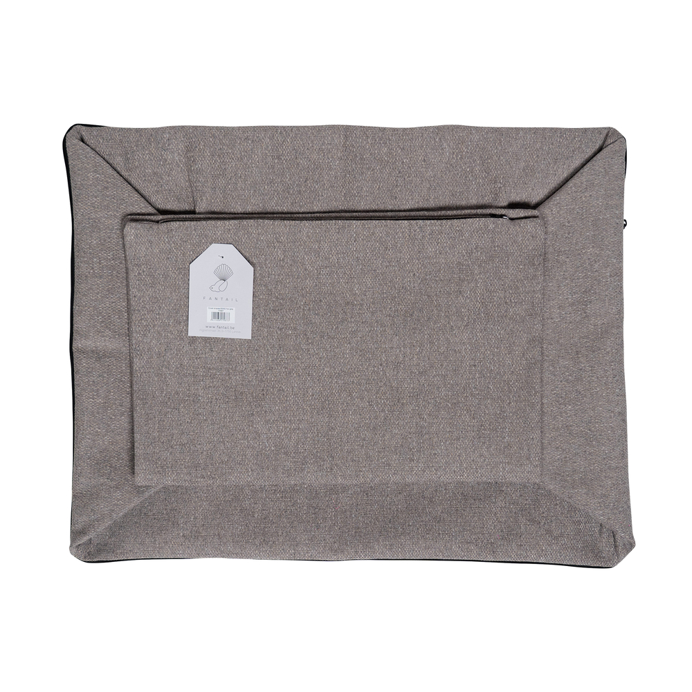 Housse de coussin Snooze nut grey pour chien 80x60 cm