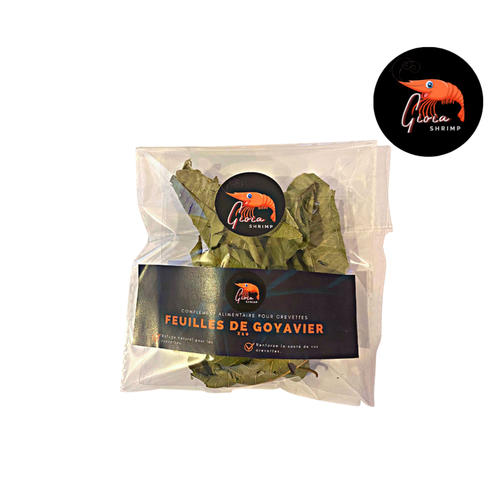 10 feuilles de goyave pour crevettes - 5g