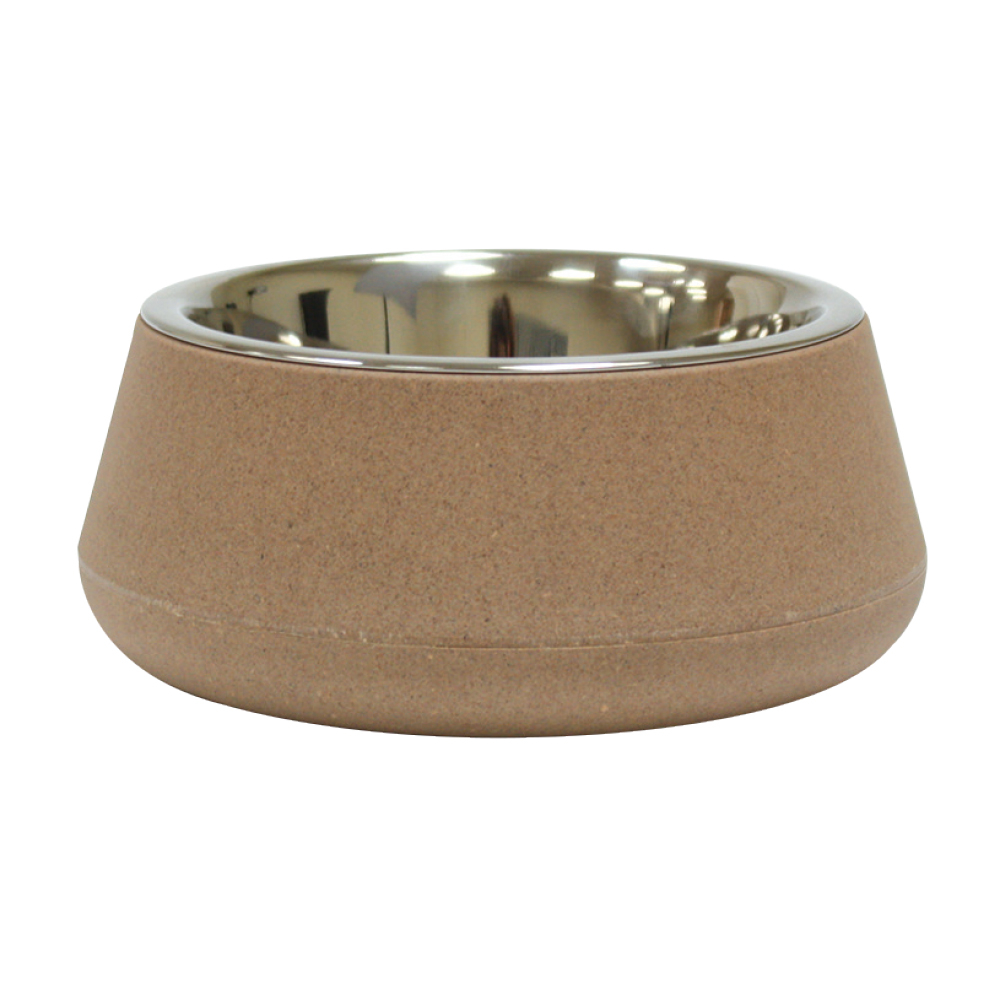 Gamelle Tierra Bamboo beige pour chien 472ml