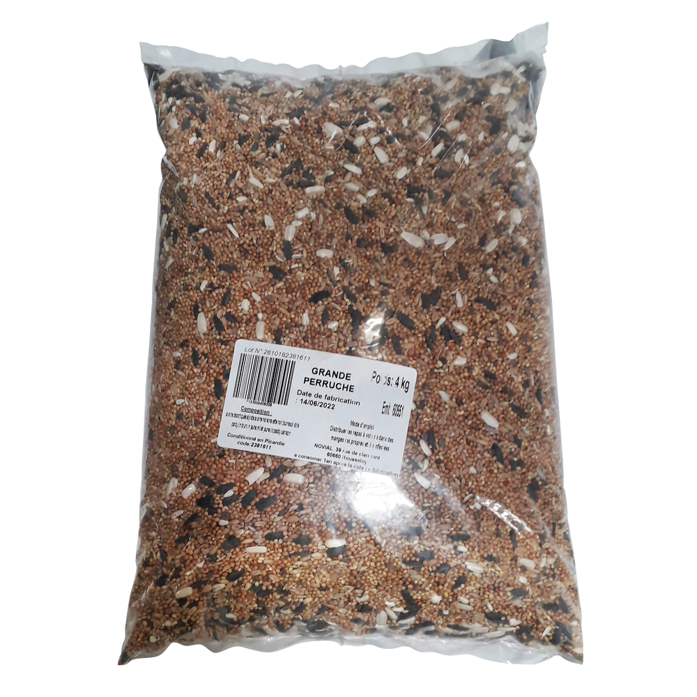 Mélange de graines pour grandes perruches 4kg